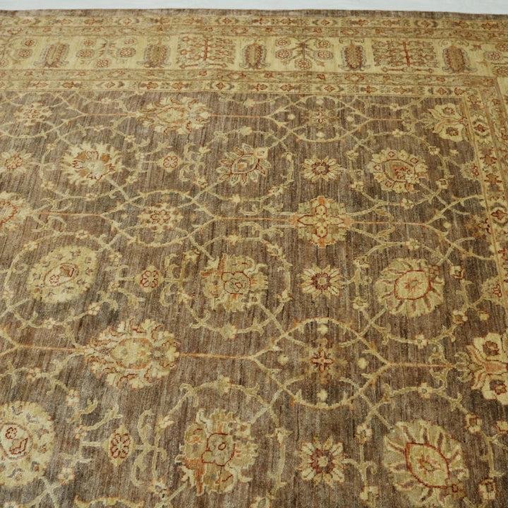 Handmade Zeigler Chobi Rug