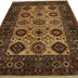 Handmade Kazak Rug Hand-Spun Wool, Beige